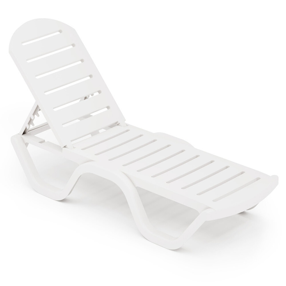 Шезлонг "Солярис" (белый)