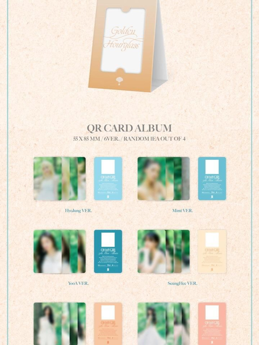 Альбом OH MY GIRL - Golden Hourglass 9th Mini Album POCA Version