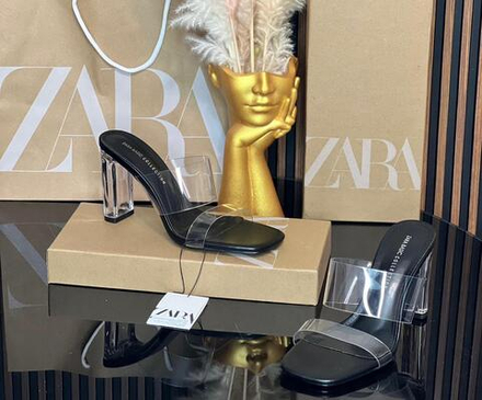 Zara basic collection/Сабо/черный.