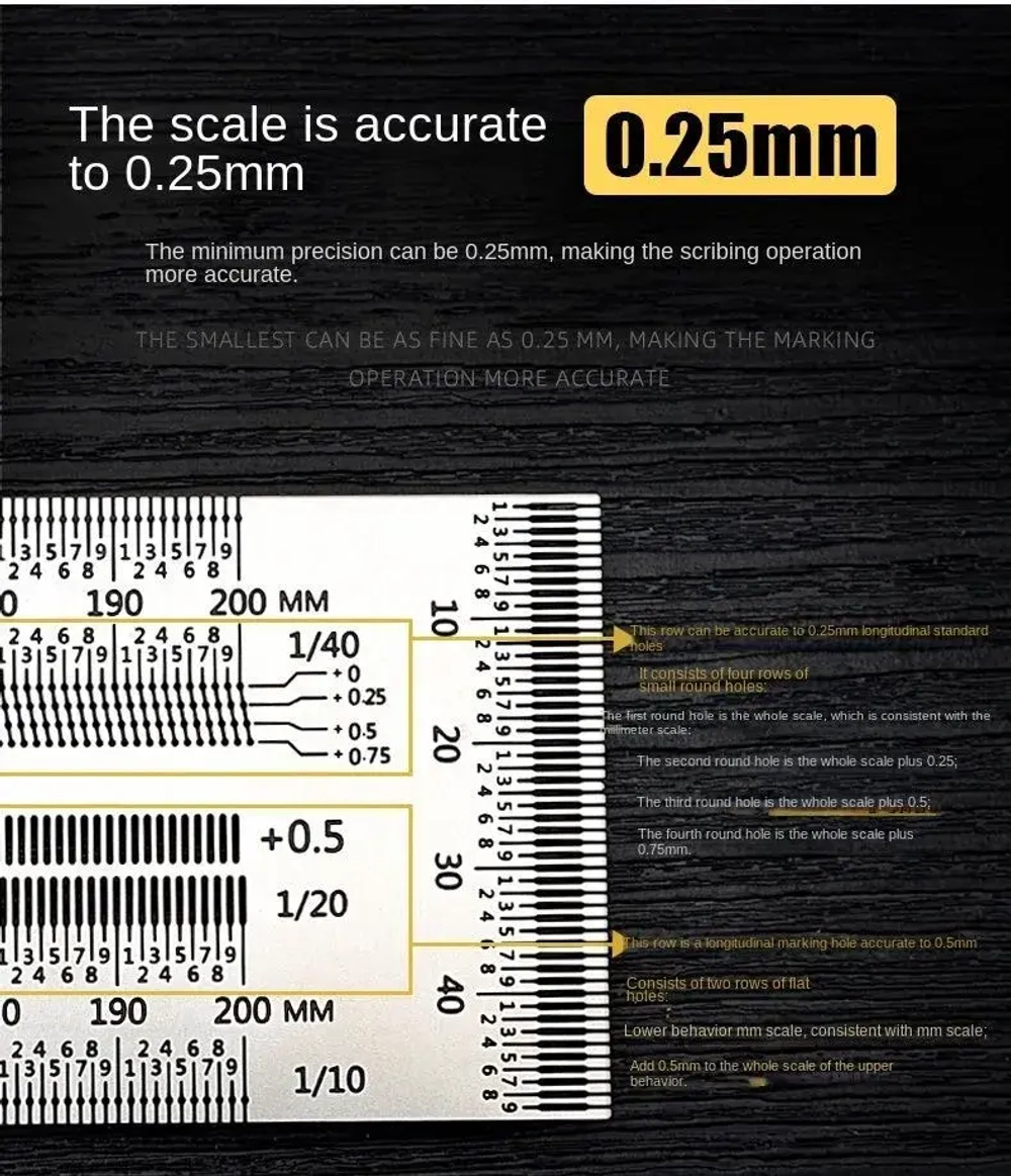Линейка разметочная , 400 мм