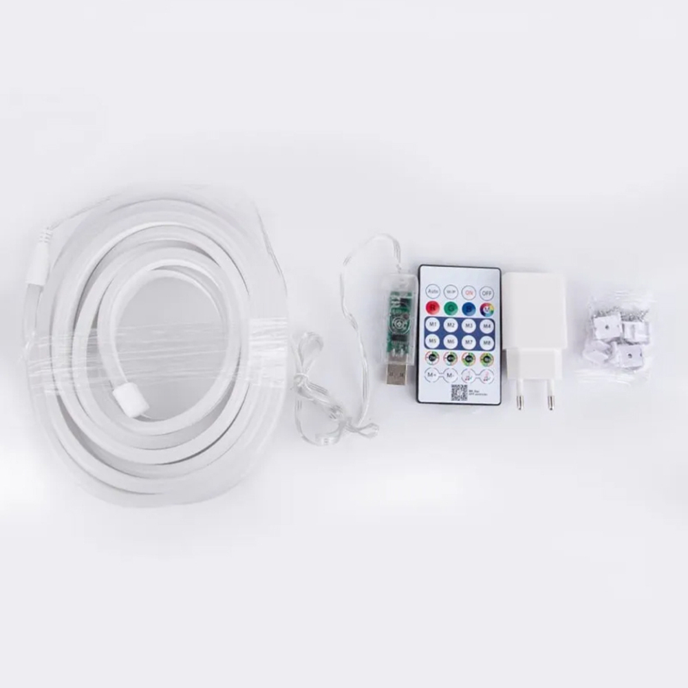 лента 5м светодиодная с пультом (цветной)