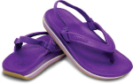 Шлепанцы Детские Crocs Retro Slingback Flat Neon Purple / Iris