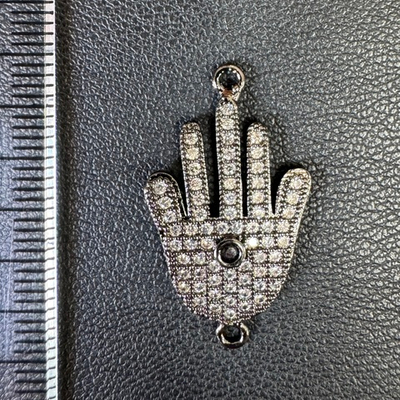 Коннектор lux gun metal 28мм