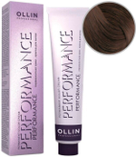 OLLIN PERFORMANCE 6/77 темно-русый интенсивно-коричневый 60мл Перманентная крем-краска для волос