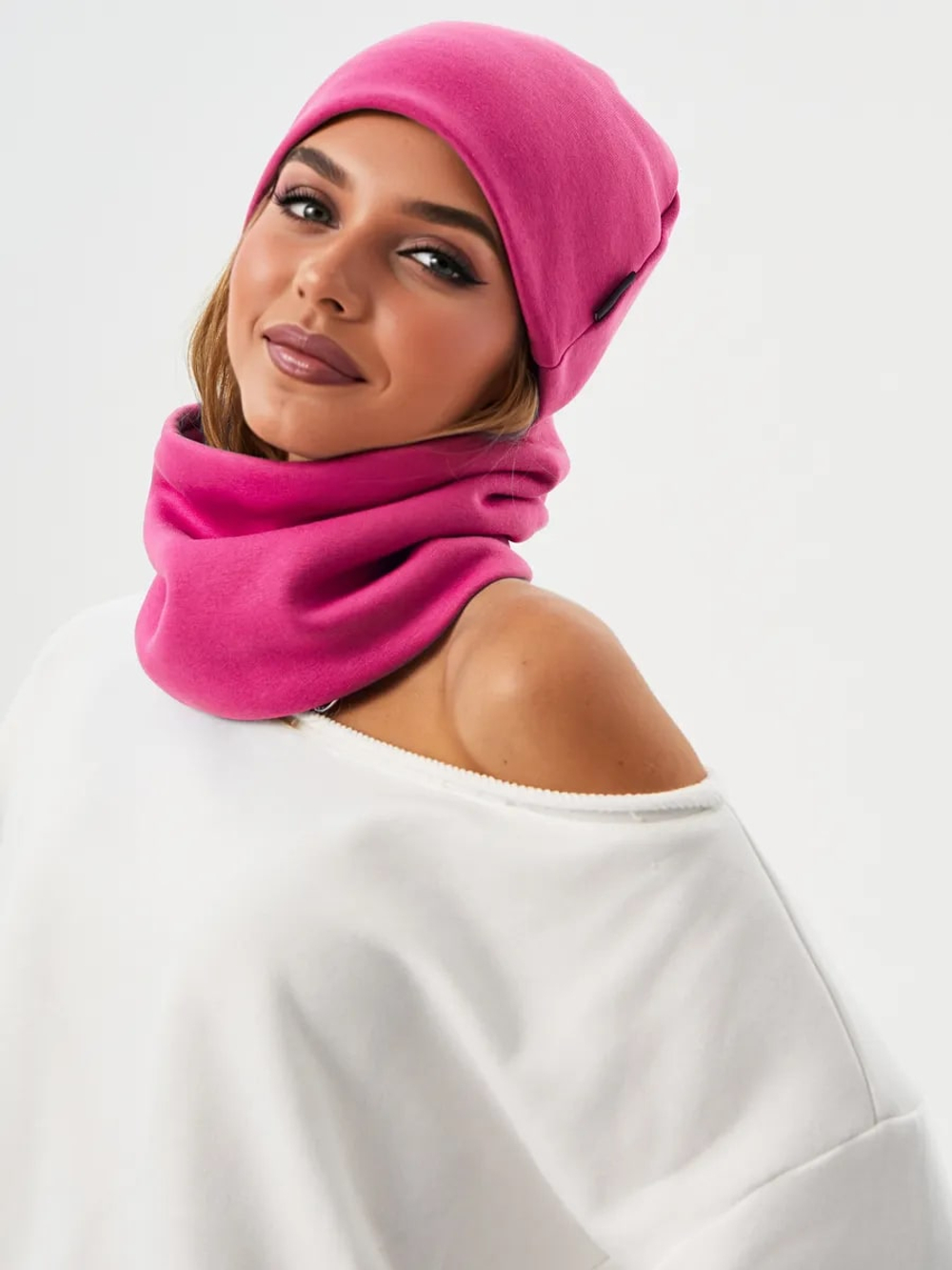 Снуд унисекс из футера с начесом