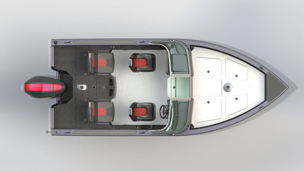 Катер-лодка алюминиевая ALBAKORE 560 Fish