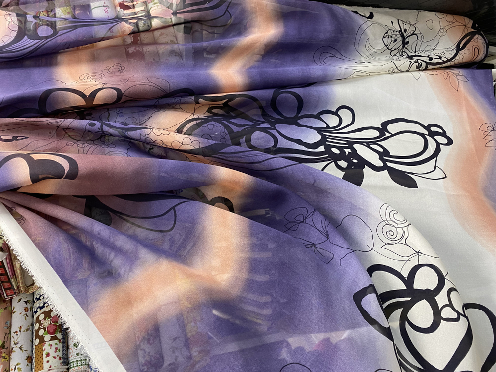 Ткань ШЕЛК 100% (Италия) ш-145см