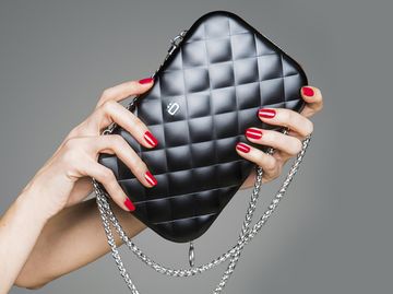 Клатч стеганый Quilted Lady Bag Черный