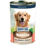 HAPPY DOG Консервы для собак Телятина с рисом, 410 г