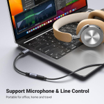 Переходник USB Type C - Audio 3.5mm UGREEN 30632