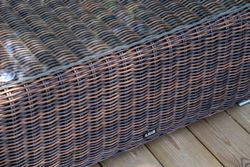 "Капри" трансформирующаяся лаунж-зона из искусственного ротанга, цвет коричневый