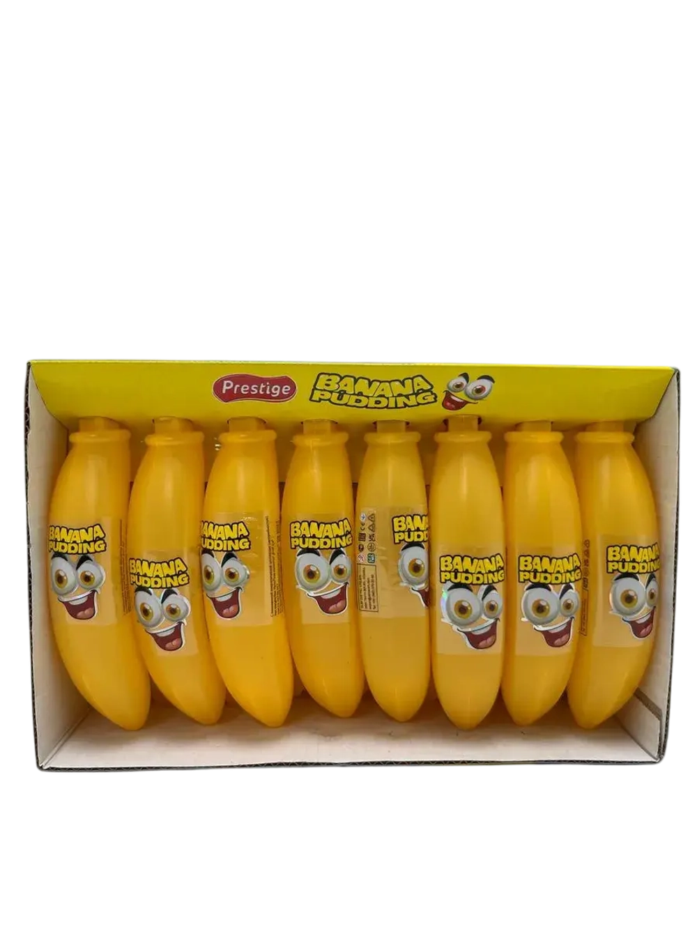 Жидкая конфета со вкусом банана и в форме банана, 24шт