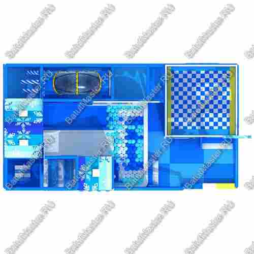 Детский игровой лабиринт «В Лапландии»