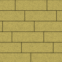 Тротуарная плитка ПРЯМОУГОЛЬНИК 750х250 мм - Гранит Желтый