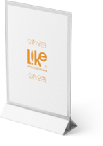 Подставка для постера А4 вертикальная (210*297 мм.)/съемное основание