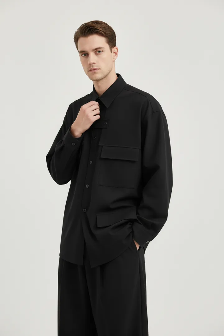 Удлиненная мужская рубашка «IZY»