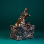 Кабинетная скульптура «Бегемоты»