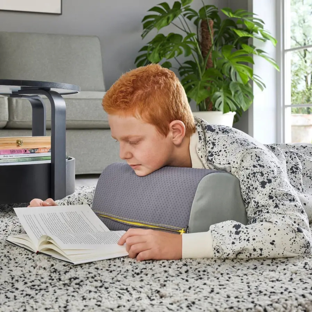 Многофункциональная эргономичная подставка для ног - ÖVNING /ОVNING  IKEA/ ОВНИНГ ИКЕА, 38х32 см, серый