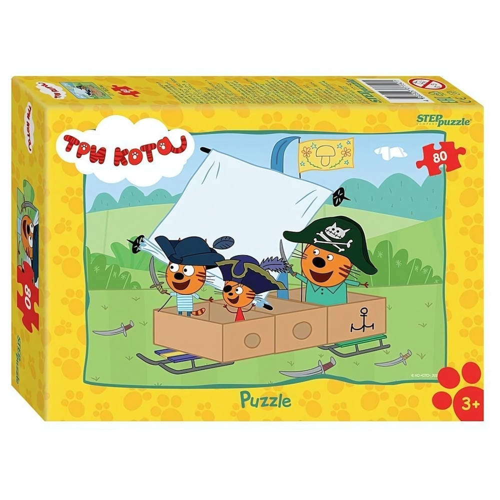 Пазл 80эл. "Мультгерои - 1" (Степ Пазл)