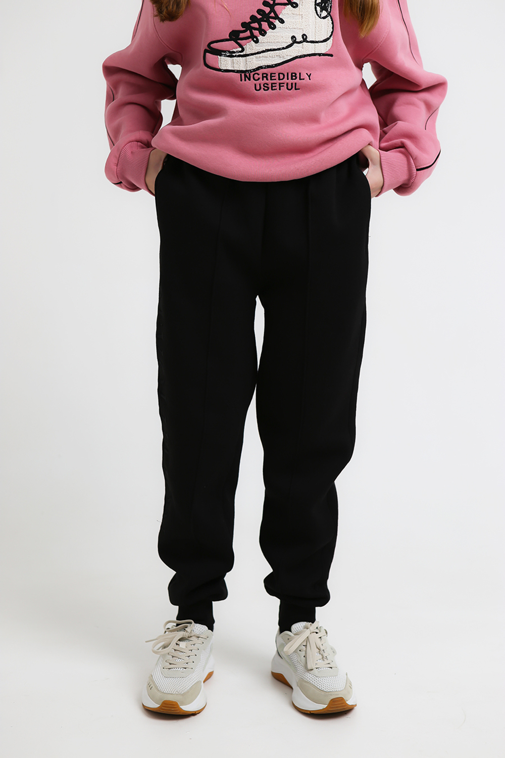 Брюки трикотаж. кэжл. с начесом д/д Beneti (T) 6300