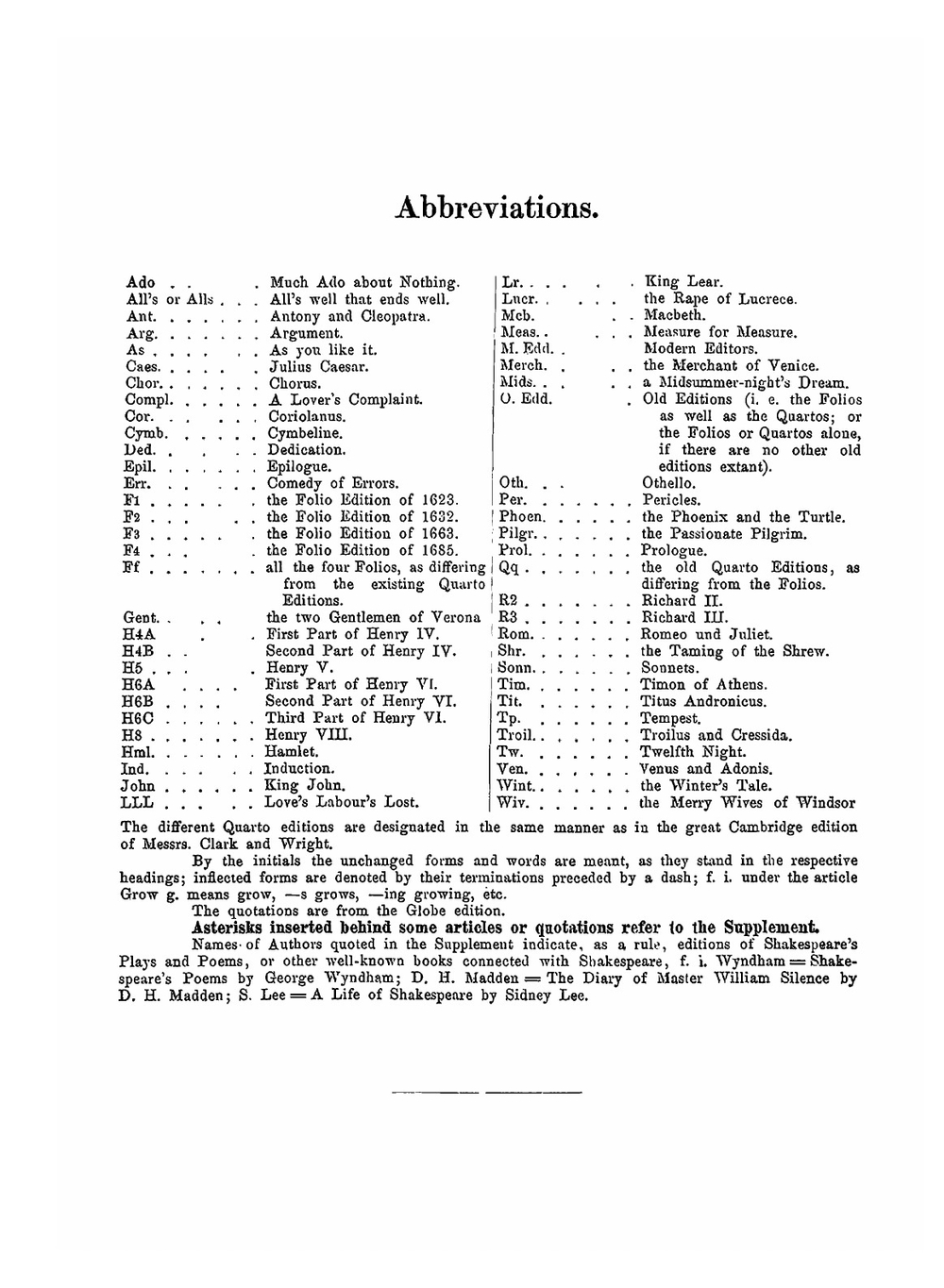 Shakespeare-Lexicon. Volume 1 | Alexander Schmidt
