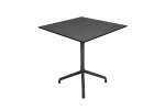 Стол складной квадратный NARDI Frasca Mini 70*70, антрацит (база + столешница)