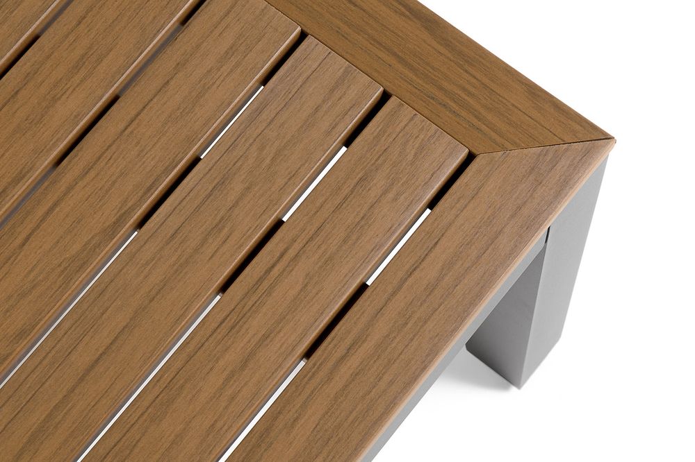 "Лотос" лаунж-зона 5-местная из алюминия, цвет темно-серый