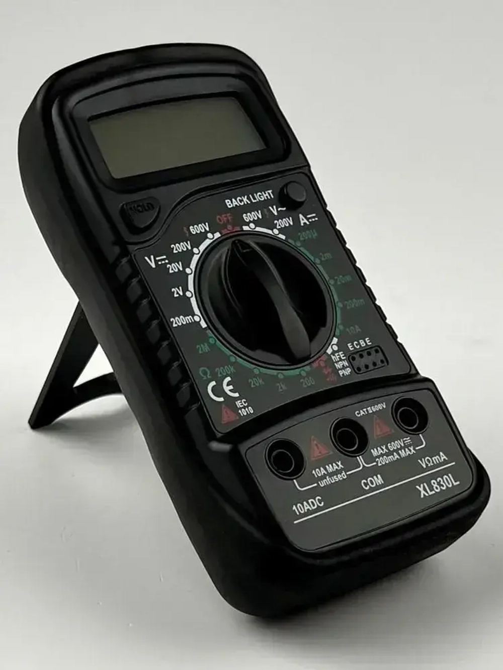 Мультиметр цифровой с прозвонкой тестер электрический автомобильный