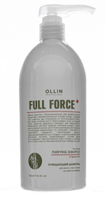 OLLIN FULL FORCE Очищающий шампунь для волос и кожи головы с экстрактом бамбука 750мл