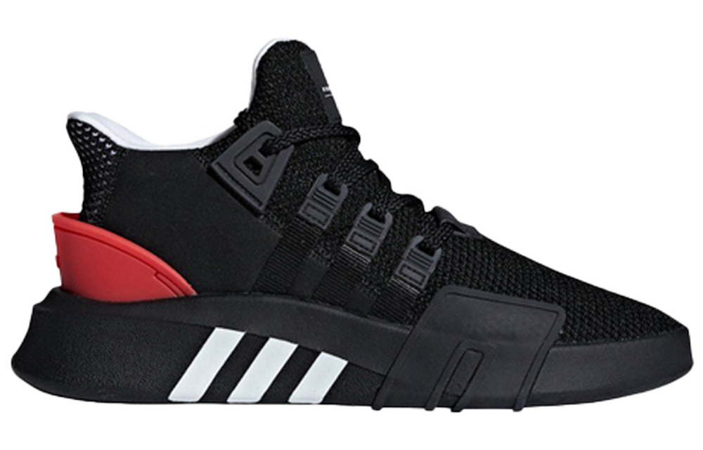 Adidas originals Eqt Bask Adv comfortable shock absorption, non-slip wear-resistant low-cut sports casual shoes men's black and red