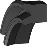 A101-030/14 NBR Симметричное уплотнение 30-36-3/3,5