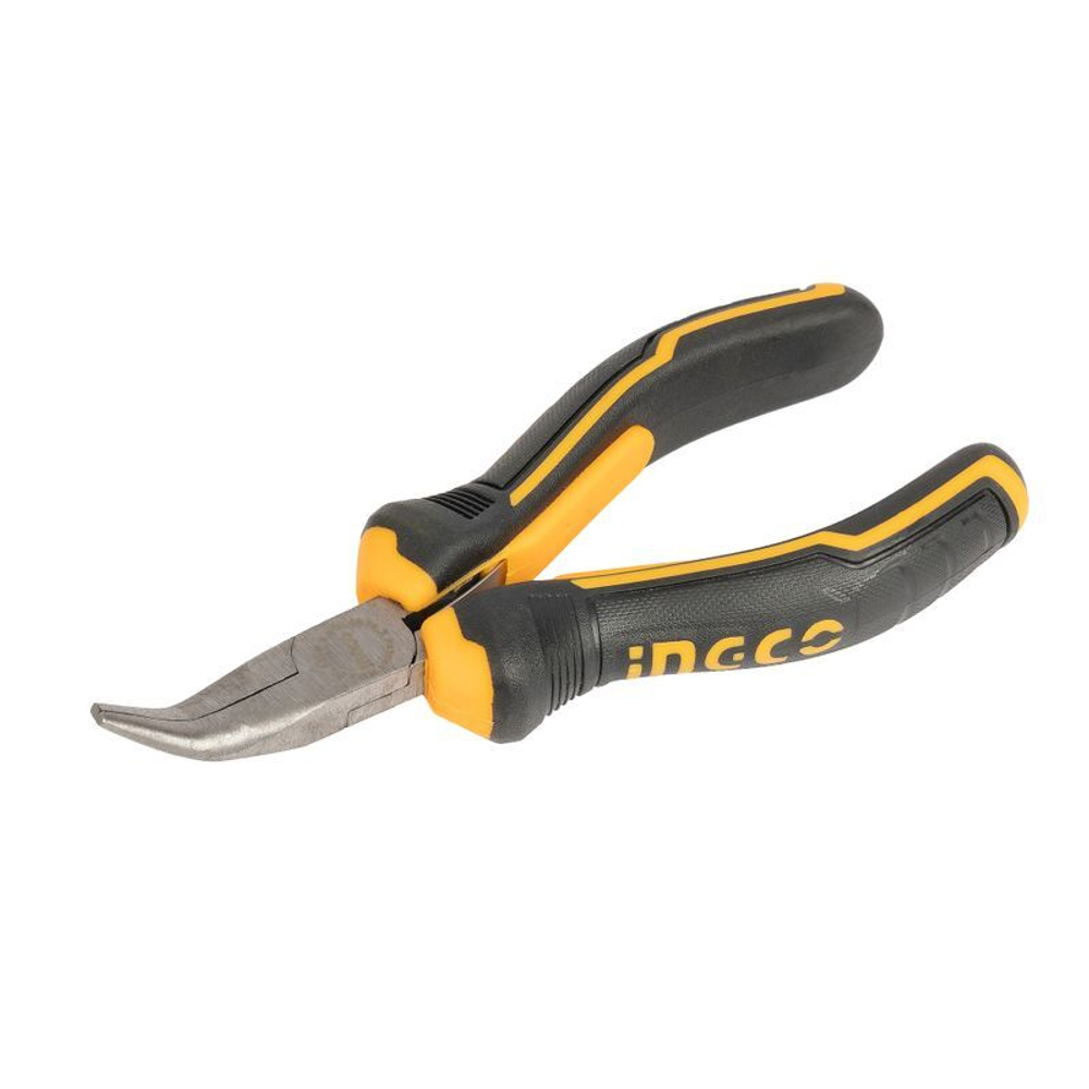Тонкогубцы мини изогнутые INGCO INDUSTRIAL 115 мм