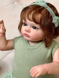 Кукла Реборн мягконабивная 60см в пакете (FA-014)