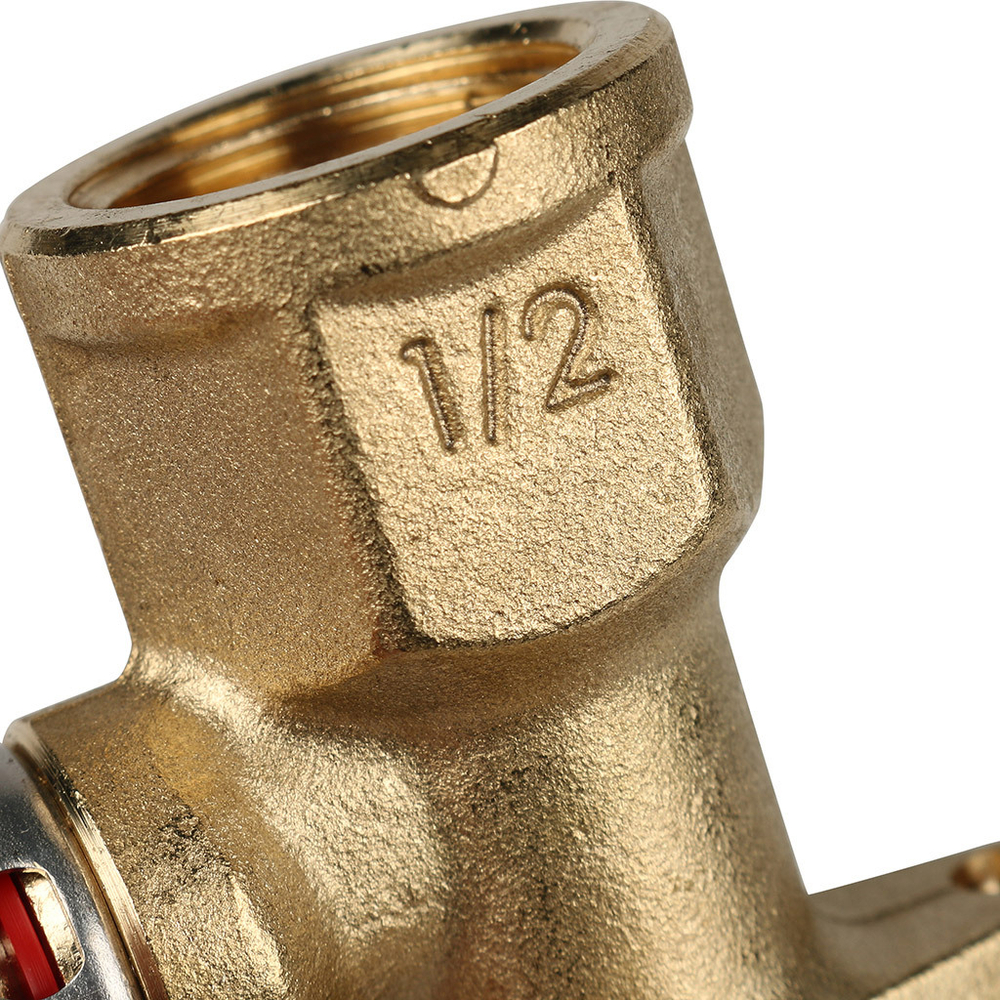 Угольник STOUT настенный с креплением короткий ВР 1/2" х16 пресс