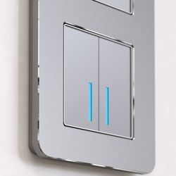 Рамка на 3 поста Werkel Platinum (алюминий) W0032606