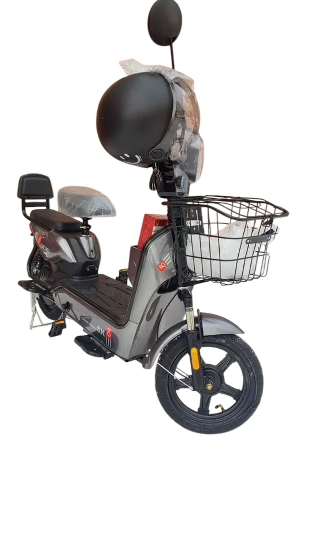 Электровелосипед SK8 серый