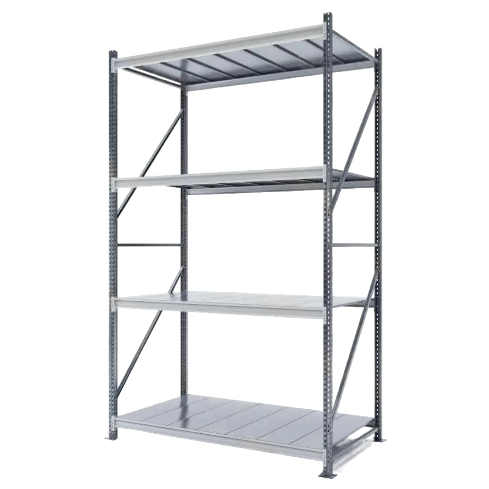 Стеллаж СФМ 3000х2000х1000 (4 яруса с настилом) Zn