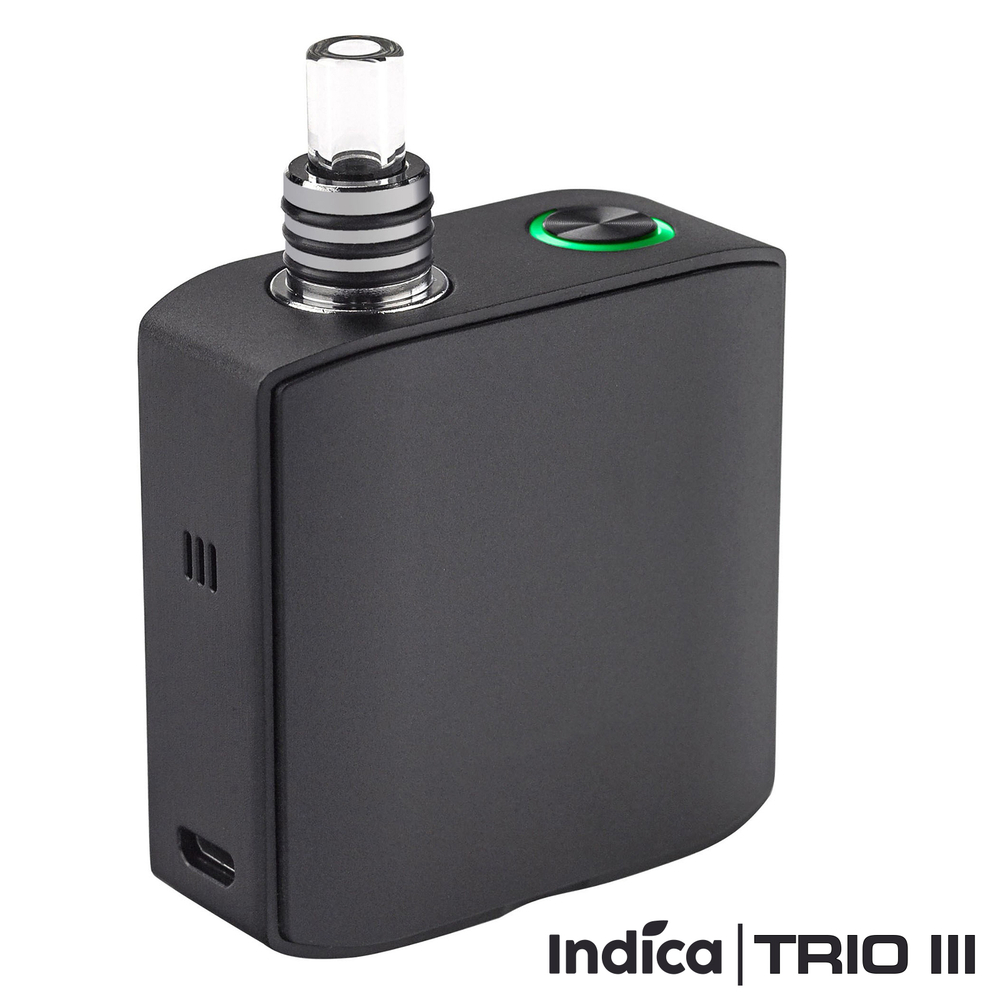 Вапорайзер 3в1 Indica TRIO III для табака и сухих трав, CBD, концентратов и WAX