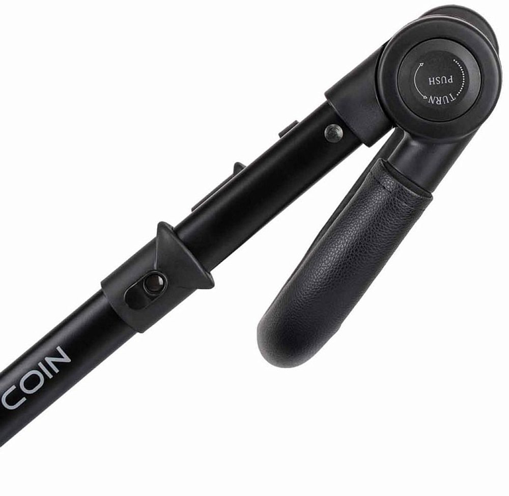 Детская коляска Indigo Coin 2 в 1 темно-серый