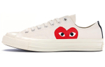 Кеды CDG x Converse 1970s Chuck Taylor All-Star Ox Comme des Garcons PLAY White, 150207C