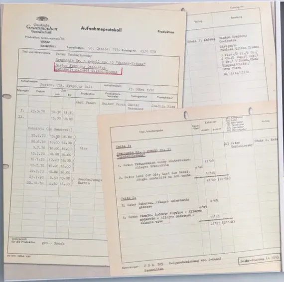 Tchaikovsky - Boston Symphony Orchestra, Michael Tilson Thomas - Winter Dreams (Symphony No. 1) - (Analogue, Original Source) LP