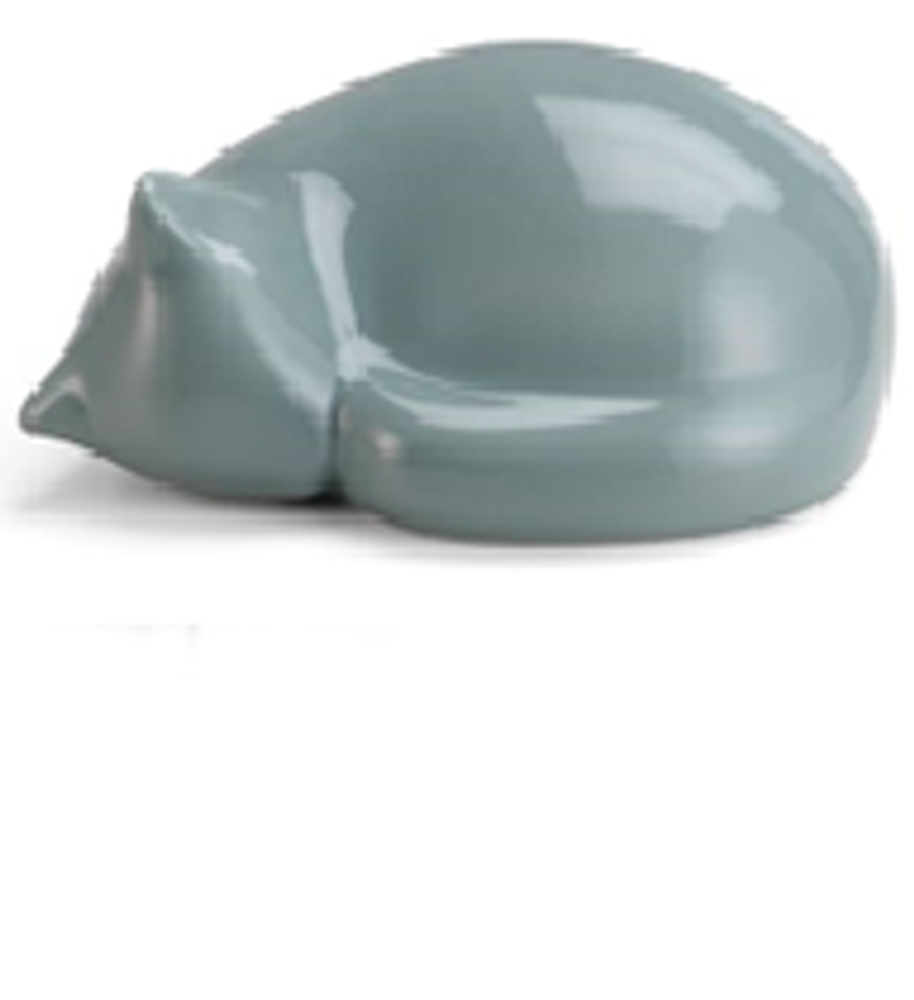 Декоративная фигура VITRA Resting Cat light blue Small