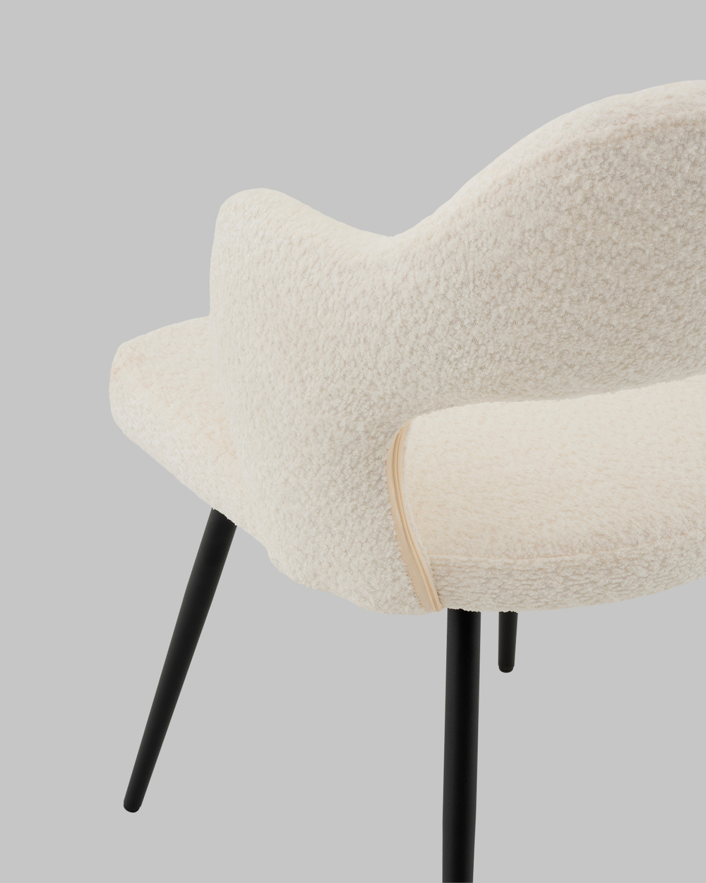 Стул Роккиана букле молочный