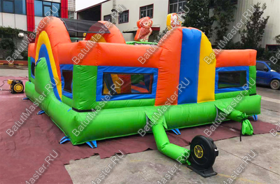 Коммерческий надувной батут "Четыре стихии", 5*5*2,8 м