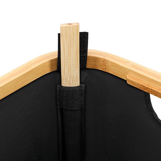 Корзина для белья с двумя отделениями neat twin, 53,5х33х53 см, черная