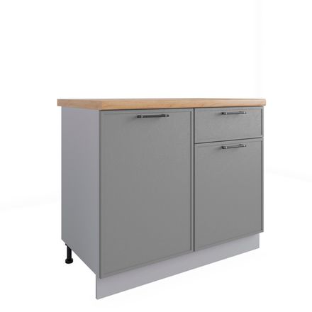 Кухня Модуль СШ 1000 Марта Графит Скин