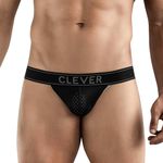 Мужские трусы джоки черные Clever AMBAR JOCKSTRAP 176911