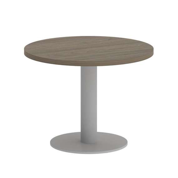 Yalta Стол журнальный круглый LT.SJ-1 Вяз Благородный/Металл Серый 600*600*450