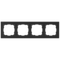 Рамка Werkel Stark на 4 поста черный W0041808 4690389161919