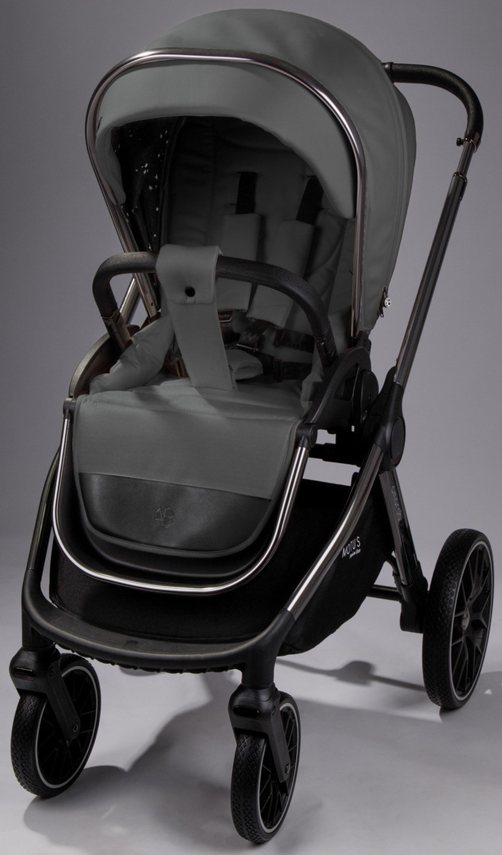 Детская коляска AmaroBaby Motus Premium Ecco 3 в 1 серый